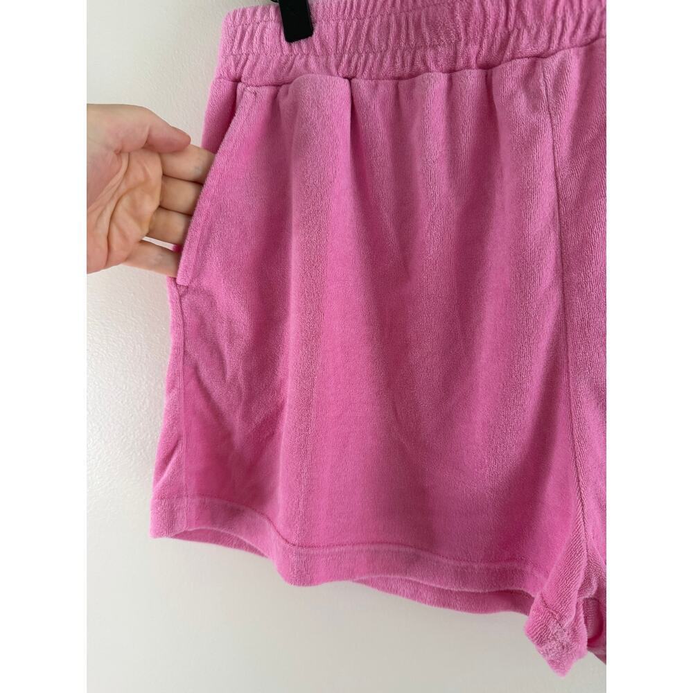 Anthropologie Araminta James Swim Womens Pink Terry Shirt Set Coverup Large - Picture 13 of 15